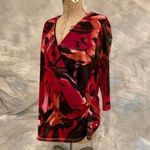 Coldwater Creek Faux-wrap Top